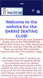 Mobile Screenshot of barrieskatingclub.com